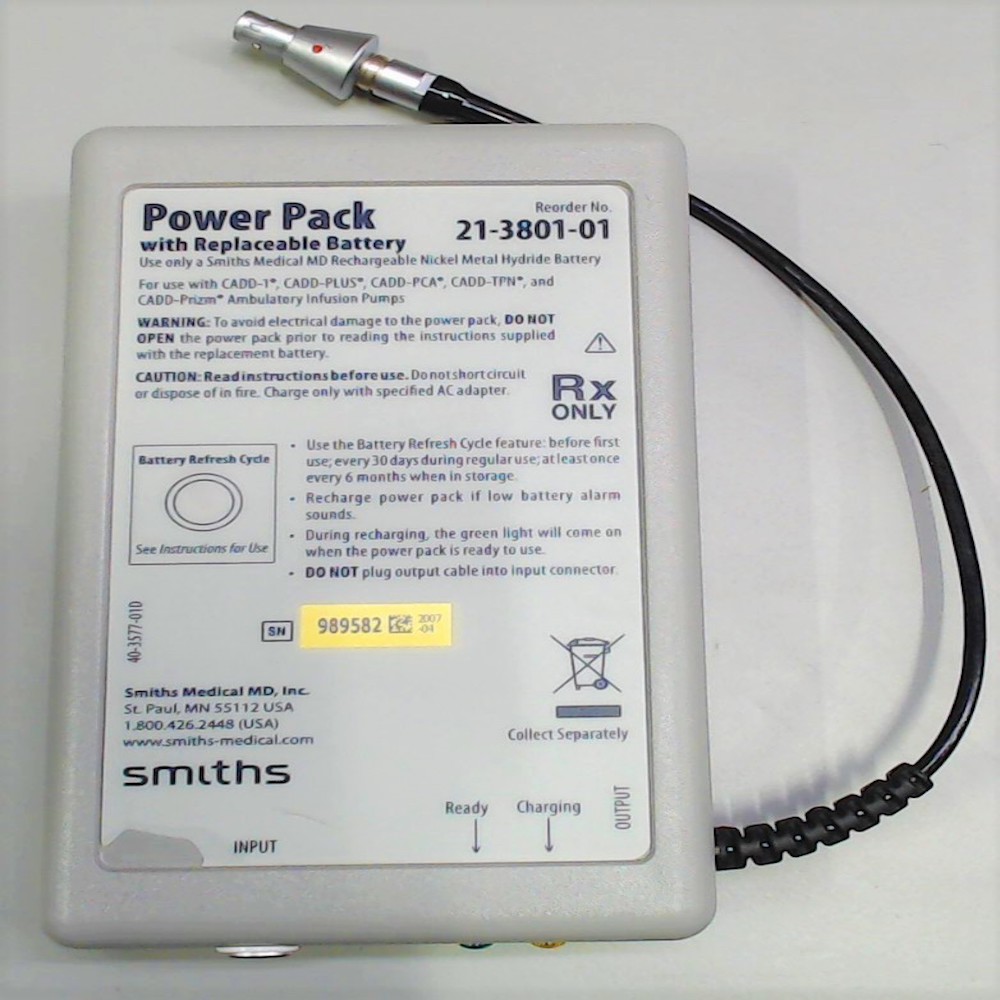 Read more about the article Smiths Medical CADD Prizm Powerpack